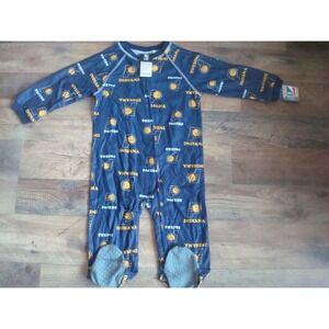 INDIANA PACERS 24M      Infant/Toddler  Coverall Zip Up Sleeper ROMPER 1Z